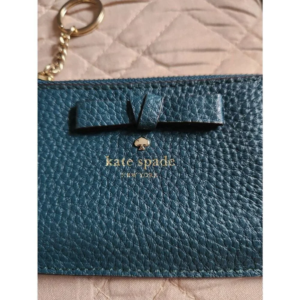 Kate spade Poppy Bow wallet keychain (P)